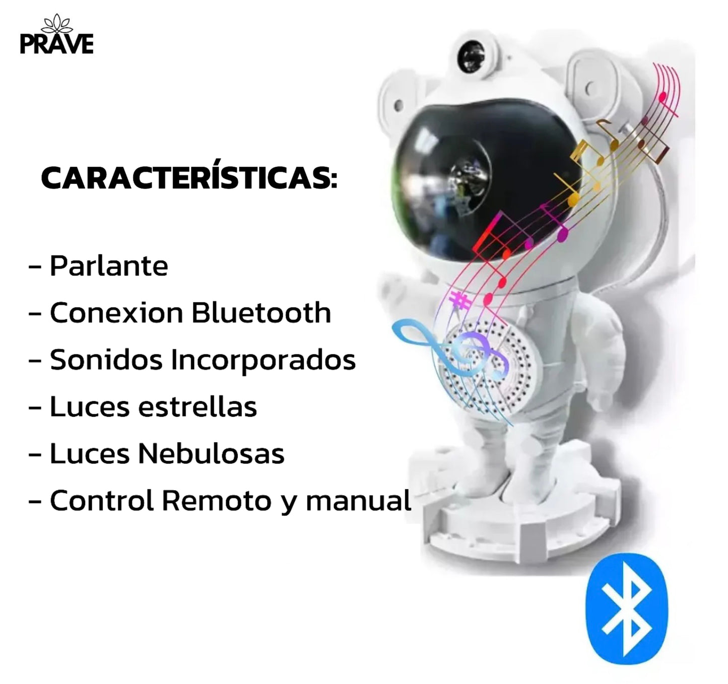 Proyector astronauta CON PARLANTE ® PAGA AL RECIBIR