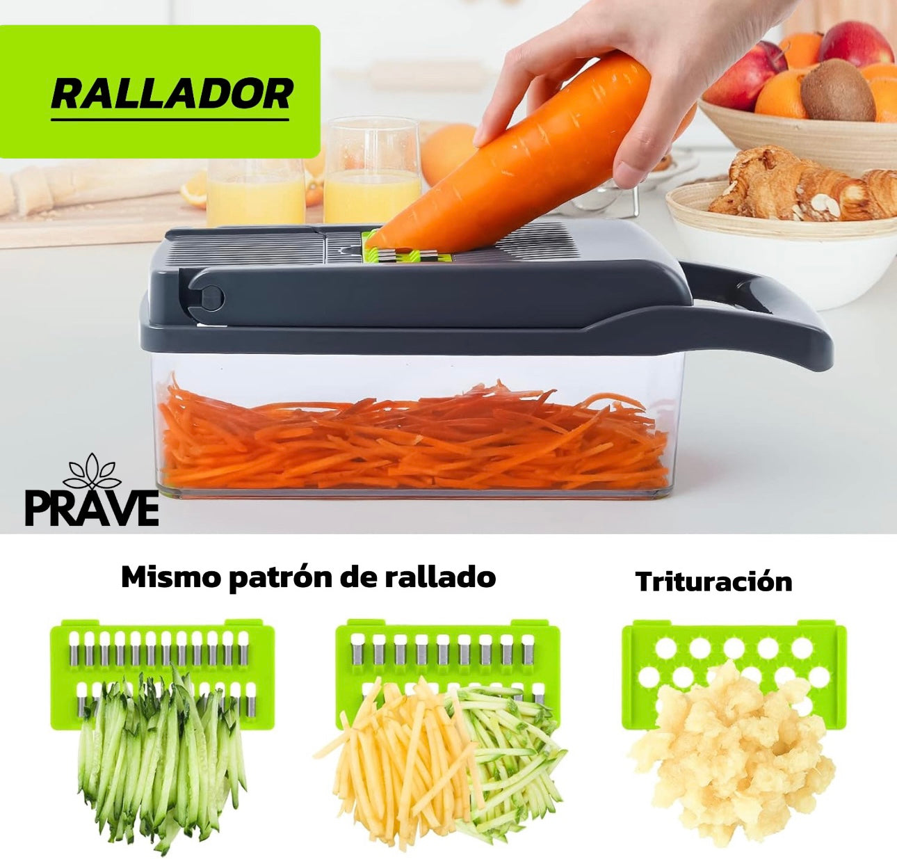 Picador de verduras y frutas 16 en 1 ® PAGA AL RECIBIR