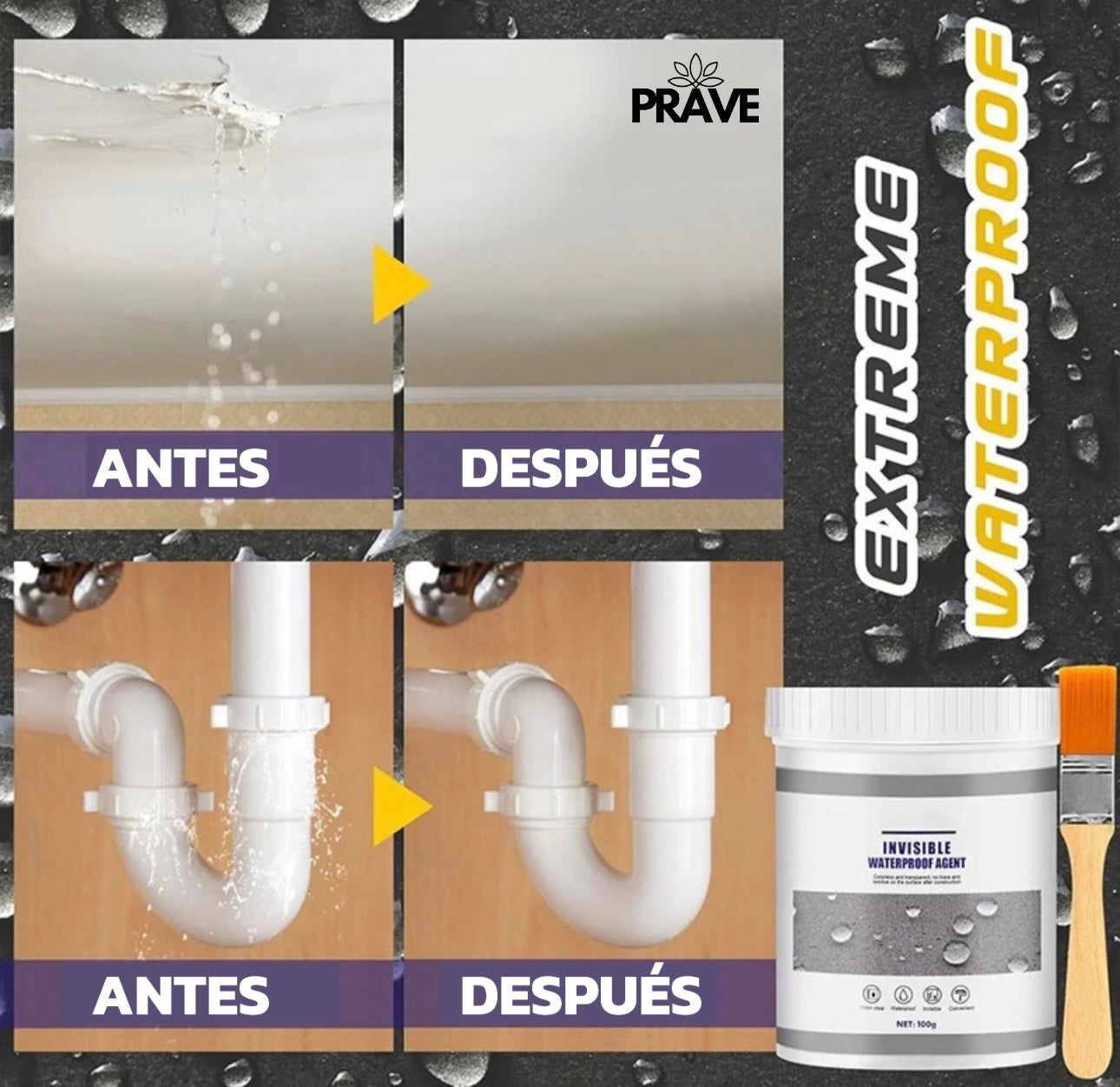 *COMBO* x2 Sellador Impermeabilizante para todo tipo de superficie 500 ML ® PAGA AL RECIBIR